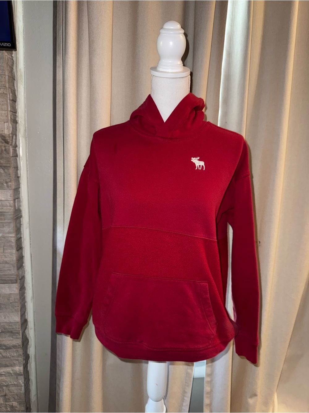 Women’s Red Hoodie Sweatshirt with Logo